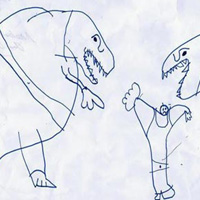 dessin de Marc - Grandir pour guérir - Syndrome de Peter Pan