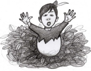 dessin refus de grandir - Grandir pour guérir - Syndrome de Peter Pan